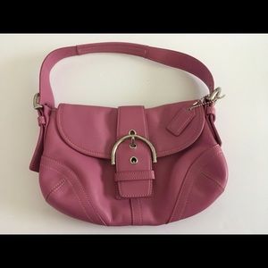 Vintage Coach Clutch Strap Bag